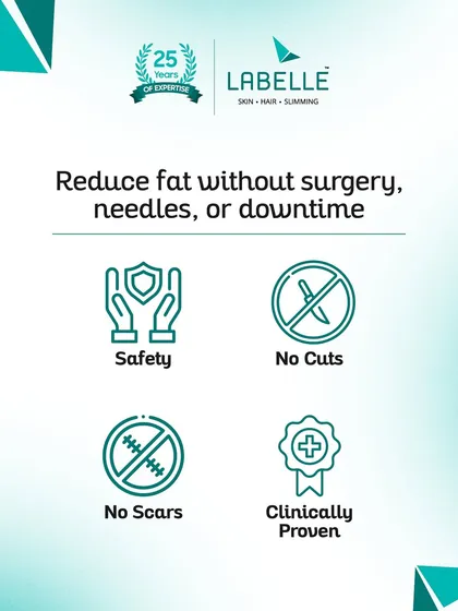 Your safety and comfort are our top priorities. Our body contouring treatments are clinically proven to be effective and are completely non-surgical, meaning no cuts, no scars, and no downtime.