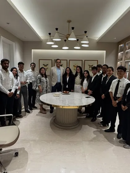 Celebrating our colleague Nancy's birthday with the entire team, including our interns. Her dedication and grace make a real difference in our daily work.