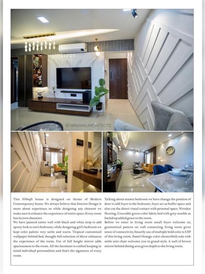 Our Villagh house project was also featured in Inside Architecture Magazine. The article highlights our approach to creating modern spaces with unique character in every room.