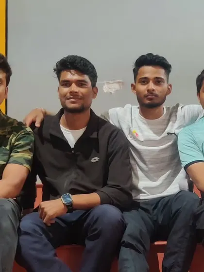 Our coaches at the Dasara District Level Selection for Aerobic Gymnastics. We are proud to guide these talented athletes.