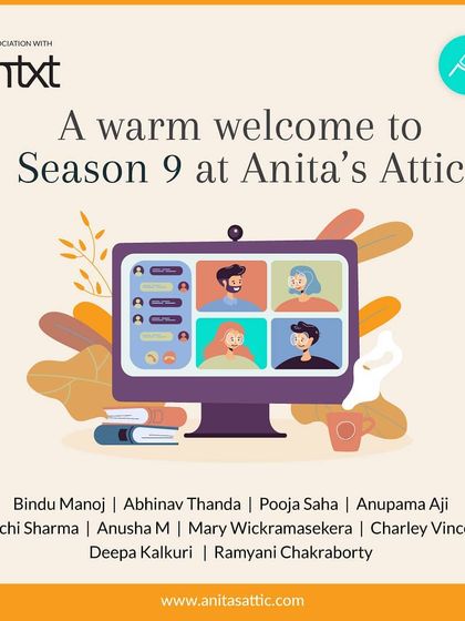 A warm welcome to the participants of Season 9. This image lists the names of the writers beginning their journey with us, celebrating the start of a new creative cohort.