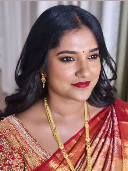 Swarna Nagaraj - Bridal Makeup & Hairstyling Modern Reception & Sangeet Glam photo 27