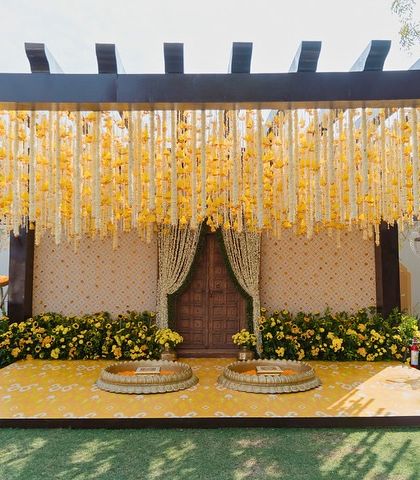 Vibrant Haldi & Mehendi Functions photo 18