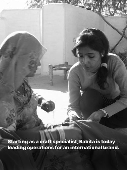 Babita's journey began as a craft specialist, where she worked closely with artisans on the ground. Her dedication and leadership have been instrumental in our growth.