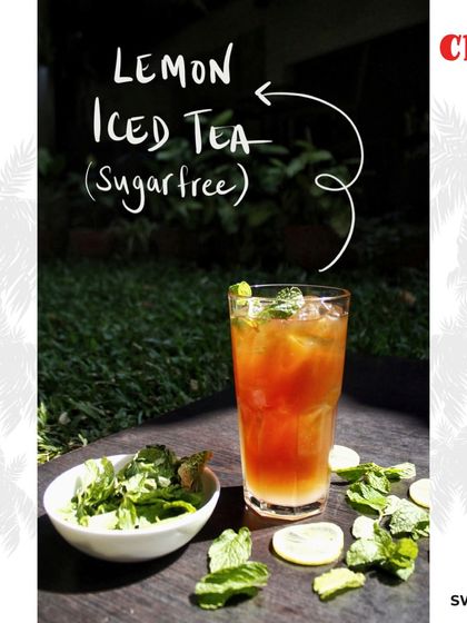 Looking for a guilt-free refreshment? Try our sugar-free Lemon Iced Tea, a zesty and cooling drink that's perfect for any time of day.