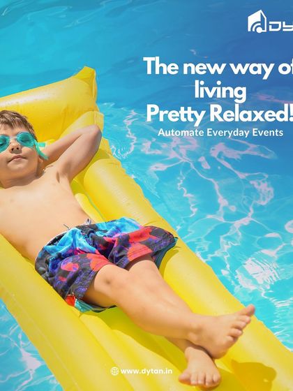 Kick back, relax, and let your home do the work. My smart home automation gives you more time for the things you love, like enjoying a relaxed day by the pool.