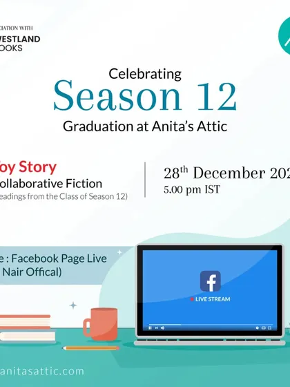 We conclude each season with a public showcase, celebrating the graduation of our writers. This online reading event is the culmination of 12 weeks of intense work, giving our new authors a platform to share their voices with the world.