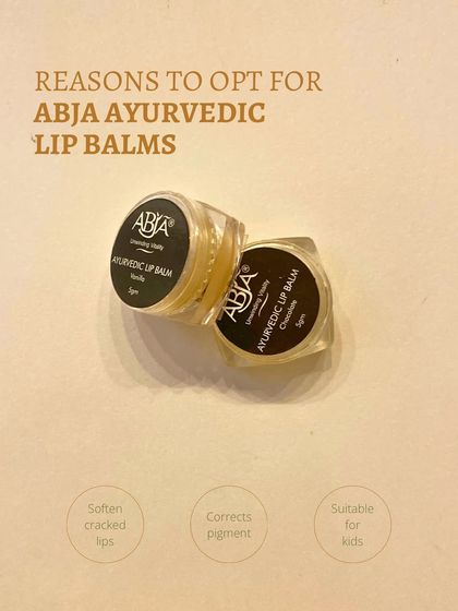 Reasons to opt for my Ayurvedic lip balms: they soften cracked lips, correct pigment, and are suitable for kids.