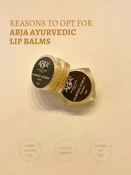 Reasons to opt for my Ayurvedic lip balms: they soften cracked lips, correct pigment, and are suitable for kids.