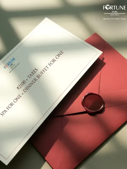 Another Rakhi gift option: a spa session for one combined with our delightful dinner buffet.