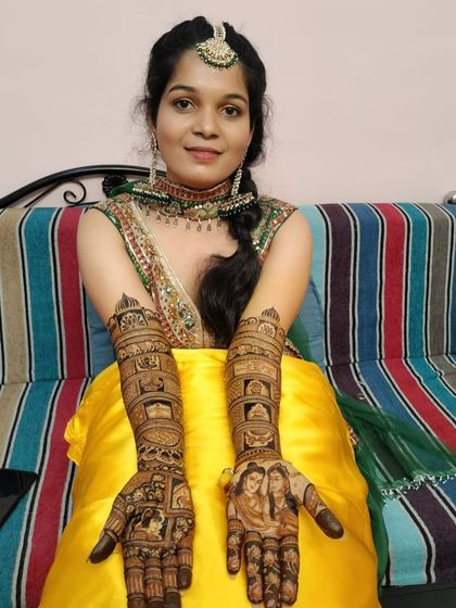 Custom Portrait & Story Mehndi photo 8