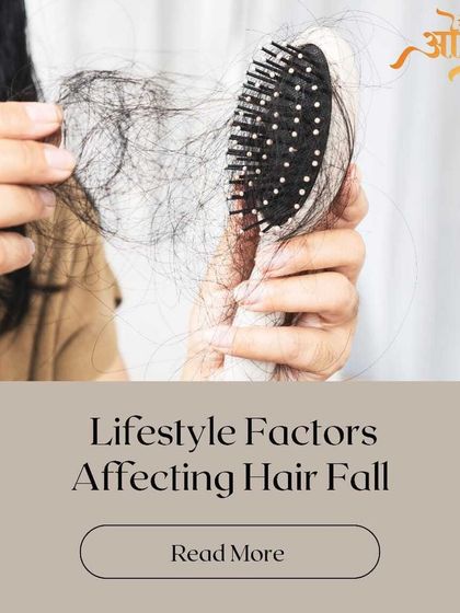 This image introduces the various lifestyle factors that can affect hair fall. From sleep and stress to diet and exercise, your daily habits play a crucial role in the health of your hair.