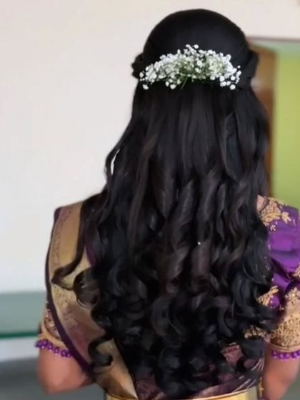 Laxmi Ramkrishna - Special Occasion Hairstyling Flowing Curls & Half-Up Styles photo 39