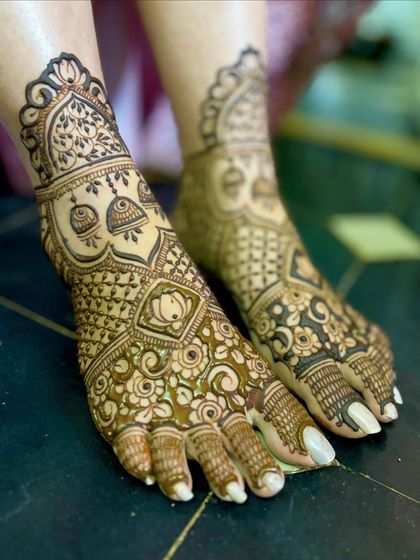 Mitali - Bridal Mehendi Bridal Feet Mehendi photo 16