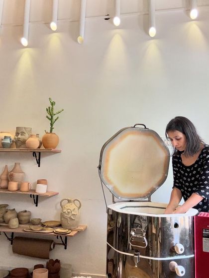 A glimpse into the process of loading and unloading the kiln. It's always a bit like opening a present, you're never 100% sure what you'll find inside.