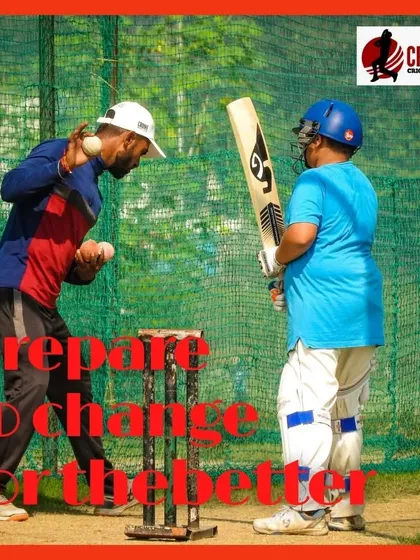 A one-on-one session is a partnership. It's about preparing to change for the better, together. Here, I am discussing the grip and stance with a young player before we begin the drills.