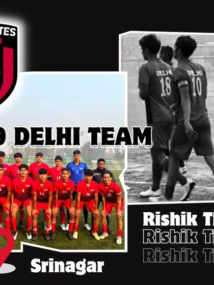 Our elite boy Rishik Thakur, who represented the Delhi U-19 Team as captain at the SGFI Nationals in Srinagar.