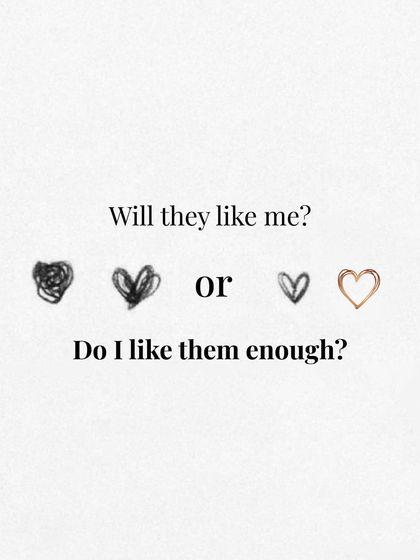 Instead of worrying "Will they like me?", ask yourself "Do I like them enough?" This simple shift in mindset puts you back in the driver's seat of your love life.