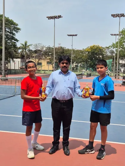 Our Under-12 team, Devaj and Neil, showed great fight to secure the runner-up spot.