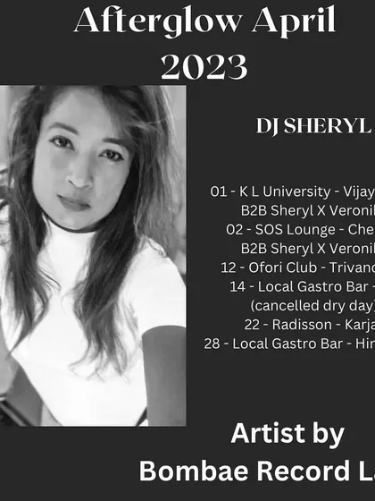 A look at my packed April calendar, featuring a mix of university gigs, corporate events at Radisson, and club nights. This shows my ability to cater to a wide range of events.