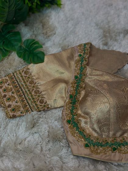 Chaithu Gowda - Custom Designer Ethnic Wear Custom Embroidered Blouses photo 54