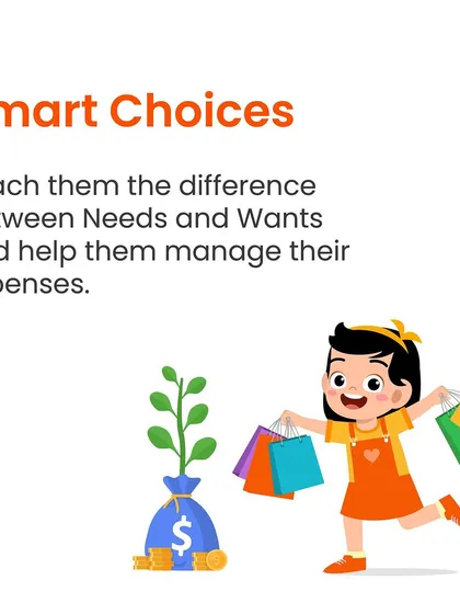 Teaching children to differentiate between needs and wants helps them make smarter financial choices and manage their expenses effectively.