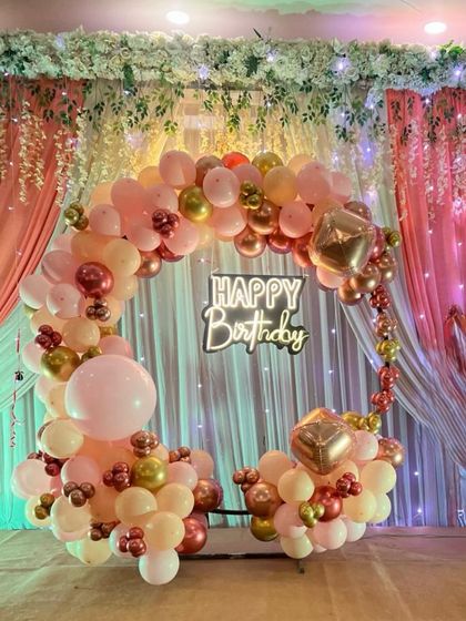 Special Entry - Private Party & Milestone Decoration Elegant Birthday & Anniversary Setups photo 11