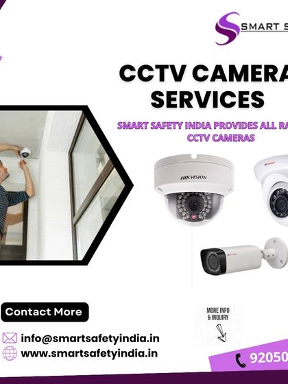 I offer a full range of CCTV cameras, including dome, bullet, and turret models from leading brands. We help you choose the right camera for your specific security needs, whether for home or business.