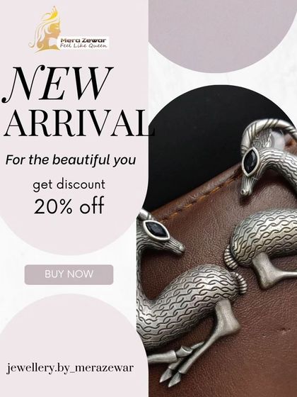 The goat-shaped studs with a classic black gemstone eye. This pair is versatile and adds a touch of edgy elegance to your look.