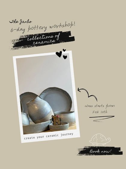 This 6 day workshop is an immersive experience designed to kickstart your ceramic journey. It's a chance to dive deep, experiment with different techniques, and create a small collection of your own work.