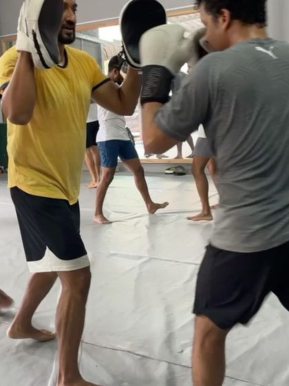 The intensity of a one on one drill within a group class setting.