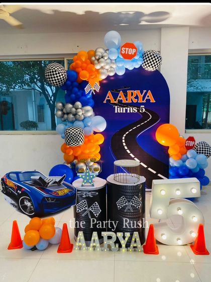 The Party Rush - Kids' Birthday Party Planning & Decoration Fun on Wheels: Car & Racing Themes photo 5