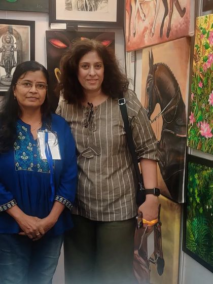 More glimpses from The Haat of Art exhibition at Jayamahal Palace. It was a fantastic event with a huge footfall and lots of appreciation.