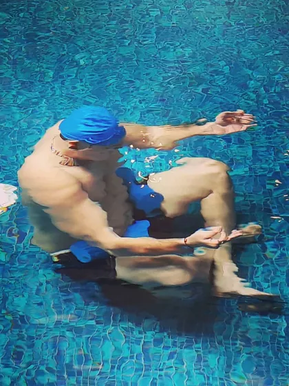 I also offer Aqua Yoga, a unique practice where the water supports your body, allowing for deeper stretches and improved balance. This pose helps with core stability and relaxation.