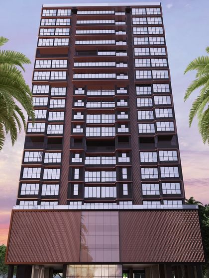 A closer look at the parametric façade of an upcoming residential building. The sculpted details and repeating patterns demonstrate how we can achieve a unique architectural identity while maintaining functionality.