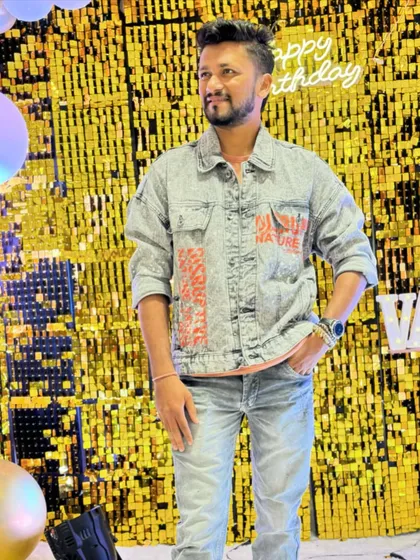 A candid shot while hosting an event. I always try to look my best for my clients.