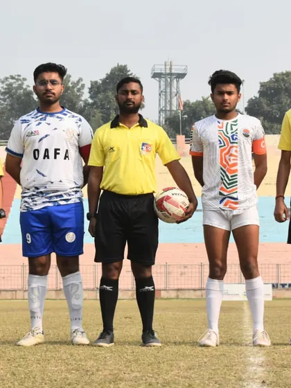 Fair play is the foundation of every tournament I organize. This pre-match photo with official referees and team captains for a U-19 final shows my commitment to professionalism and sportsmanship on the field.