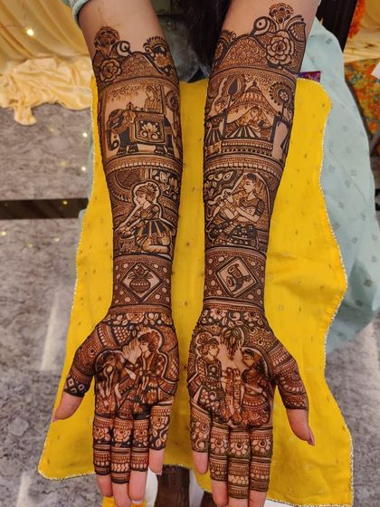 Shaik Tabassum - Destination Wedding Mehendi Storytelling Mehendi: Your Love Story on Your Hands photo 24