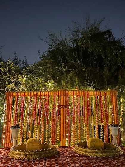 The Trendy Party - Wedding & Pre-Wedding Event Decoration Vibrant Haldi & Mehendi Setups photo 93