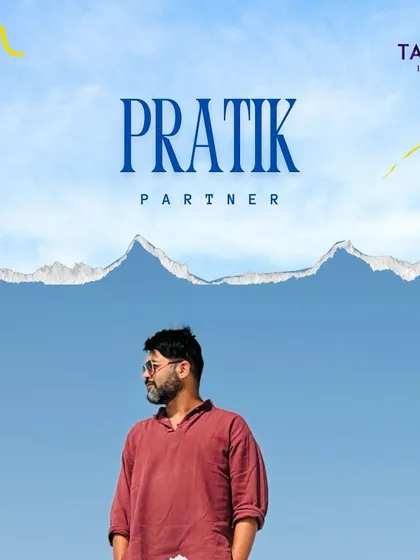 This is my partner, Pratik. He is the one who makes sure everything runs smoothly behind the scenes, from sourcing the freshest ingredients to managing operations.