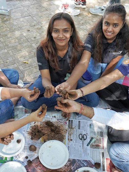 Healing Garden - Corporate Wellness & Team Building Seed Ball Making: Eco-Team Building photo 12