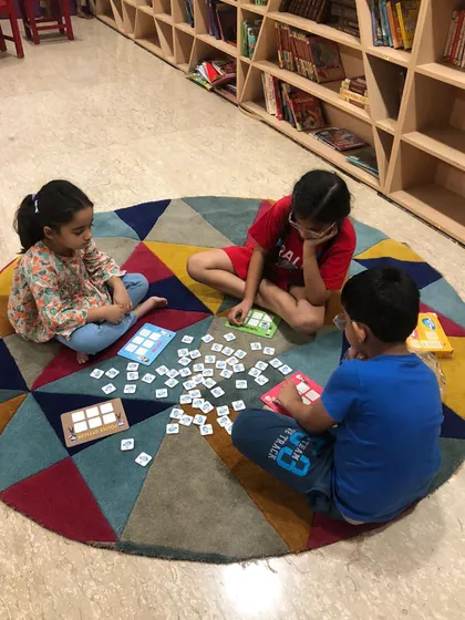 It's not just about books. We use board games to help children develop social skills, learn about taking turns, and make new friends in a fun, relaxed play area.