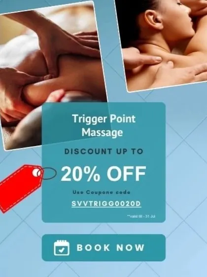 Trigger point massage focuses on releasing tight knots within muscles that can cause pain in other parts of the body. This is a highly effective therapy for both chronic and acute muscle pain.