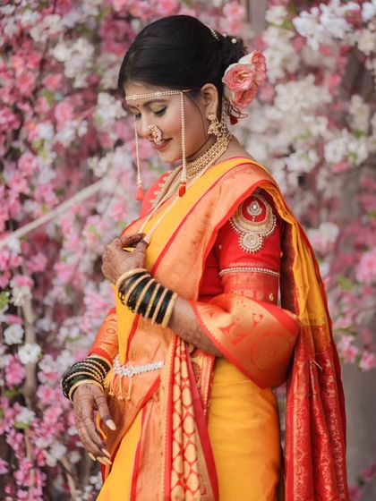 Maharashtrian Brides: The Nauwari & Paithani Look photo 48