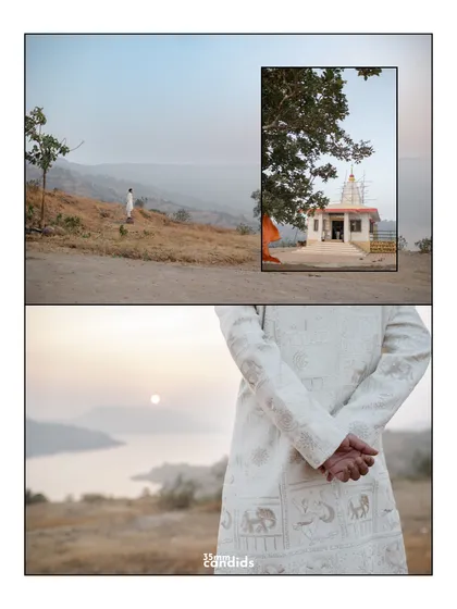The setting for their vows: a quiet mountain, a humble temple, and the rising sun. The location was chosen for its spiritual energy, a perfect backdrop for a promise timed to the universe.