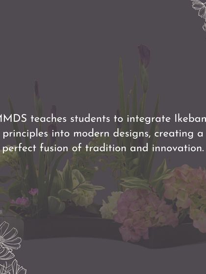 I teach students to integrate Ikebana principles into modern designs. This creates a perfect fusion of tradition and innovation, resulting in arrangements that are balanced, mindful, and artistic.