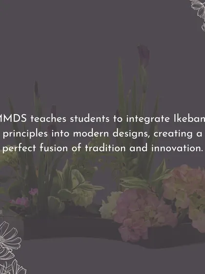 I teach students to integrate Ikebana principles into modern designs. This creates a perfect fusion of tradition and innovation, resulting in arrangements that are balanced, mindful, and artistic.