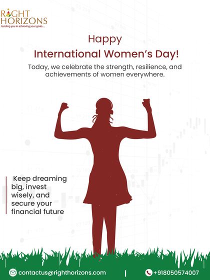 A greeting from our team on International Women's Day. We celebrate the strength and achievements of women everywhere and are committed to empowering their financial futures through wise investment guidance.