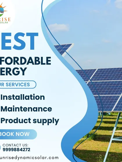 We provide the best affordable energy through our comprehensive services: installation, maintenance, and product supply.