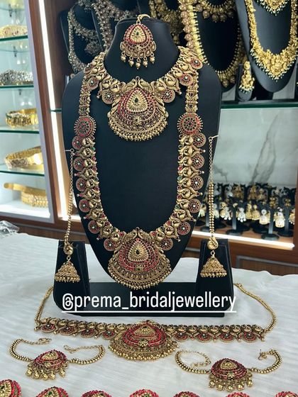 Prema - Bridal Jewellery Rental My Complete Collection: Temple & Antique Sets photo 15